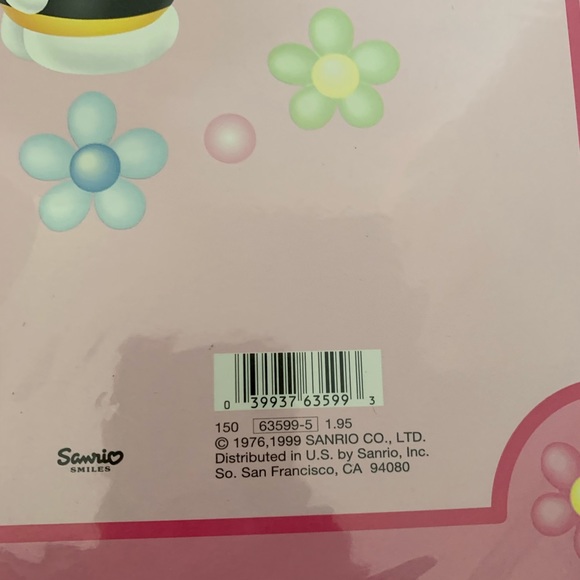 Vintage 1999 Hello Kitty pocket folder - Picture 4 of 6